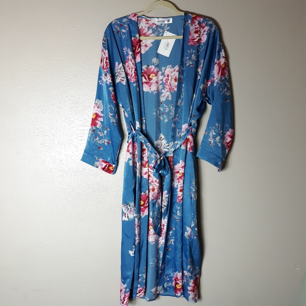 Kiki larue floral cherry kimono